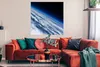 MuchoWow® Poster Erde - Weltraum - Wolken 100x100 cm - Produktbild-Vorschau 2