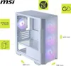 MSI MAG Forge M100R, Micro Tower, PC, Průhledná, Bílá, Náhled obrázku produktu 7