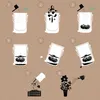 A series of illustrations showing the steps for using a Bokashi compost bin. Produktbild-Vorschau