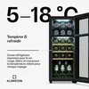 Klarstein caves à vin 18 bouteilles en pose libre - Voir les images du produit 4