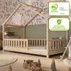 Crazy Pine Hausbett 120x200 cm – Kinderbett aus Naturholz – Produktbild-Vorschau 6