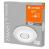 The image shows the retail packaging of a smart LED light fixture. Produktbild-Vorschau