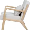byLIVING Křeslo NOHR / Hrubá šňůra smetanová / Rám a Náhled obrázku produktu 9