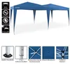 CASARIA® Pavillon Capri 3x6m Pop-Up Blau Wasserabweisend Produktbild-Vorschau 5