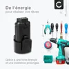CELLONIC 2x Batterie pour Outil Compatible avec Ridgid Voir les images du produit 6