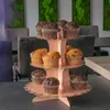 Intirilife etagere in cartone a 3 livelli in rosa - 30 / Anteprima dell’immagine prodotto 5