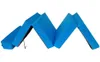 A folded blue mattress is shown against a white background. Náhled obrázku produktu