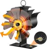 Kaminventilator, Ofenventilator Ohne Strom mit 8 Flügel, Produktbild-Vorschau 2
