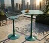 Table de bar Clox 60 x 60 x 103 cm Métal Turquoise Voir les images du produit 8