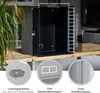 Serverschrank 19 Zoll unmontiert HMF 65700 12 HE Lichtgrau Produktbild-Vorschau