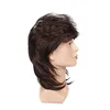 Perücke Männer(Braun)Vokuhila 80er Mullet Perücke Herren Produktbild-Vorschau 6