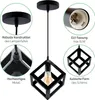 Collage of images showing details of a black pendant light. Produktbild-Vorschau