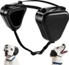 Two dogs wearing black ear protection devices. Produktbild-Vorschau