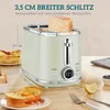 HOMCOM Wasserkocher Toaster Set 1,7L Edelstahl Wasserkocher Produktbild-Vorschau 6