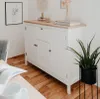 Credenza >Batley II< in bianco - 120x90x40 cm (LxAxP) Anteprima dell’immagine prodotto 16