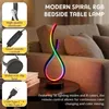 LED Nachttischlampe, Spiral Tischlampe, für Arbeitszimmer Produktbild-Vorschau 5