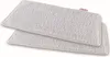 Two white microfiber mop pads are stacked on a white background. Produktbild-Vorschau
