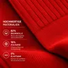 Damen Kniestrümpfe Einfarbig Natur Rot Größe 35-38 Produktbild-Vorschau 2