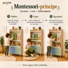 ALVIX Kinderrek NESTA 4 met 2 deuren, Montessori boekenkast Productafbeelding-voorbeeld 6