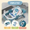 Faltbar Baby Badewanne Mit Rutschfestem Badekissen - Produktbild-Vorschau 3