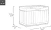 KETER Kentwood Storage Box 190 L grafitowy 259152 Podgląd zdjęcia produktu 14