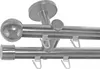 Innenlauf Gardinenstange Edelstahl Look, Durchmesser 20mm, Produktbild-Vorschau 1