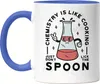 Chemistry Is Like Cooking Just Don't Lick The Spoon Tasse Produktbild-Vorschau 1
