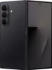 A black Samsung Galaxy Z Fold7 smartphone is shown from a side-angle, partially unfolded. Náhled obrázku produktu