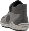 A rear view of a gray women's boot. Produktbild-Vorschau