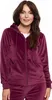 Damen Velours-Sweatshirt Moraj Glatt Mit Kapuze Bequem Xl Produktbild-Vorschau 2