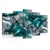 Obrazy na plátne Abstraktné modré diamanty SET 100x60 cm 5 Náhľad obrázku produktu 1