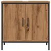 vidaXL Mobile lavabo Artisan rovere 60x30x60 cm materiale a Anteprima dell’immagine prodotto 4