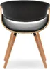 Designová jídelní židle SAROLTA - dub / černá Náhled obrázku produktu 2