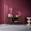 Mobile TV scandinavo a 2 ante, 120cm, Noce Anteprima dell’immagine prodotto 4