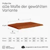 LAMO Manufaktur Massivholzplatte Tischplatte Baumkante für Produktbild-Vorschau 7
