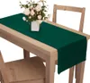 Voppi Bieżnik obrus na stół 40x220 cm zielony welurowy Podgląd zdjęcia produktu 3
