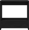 vidaXL Beistelltisch Schwarz Eichen-Optik 50 x 26 x 50 cm Produktbild-Vorschau 5