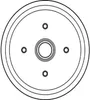 Trw Bremstrommel Hinterachse DB4028 Produktbild-Vorschau 4