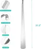 80cm Schuhlöffel aus Edelstahl, langlebiger Schuhanzieher Produktbild-Vorschau 3