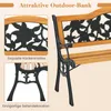 3-Personen-Gartenbank, Retro-Parkbank mit Lattensitz und Produktbild-Vorschau 5