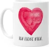 Kaffee-Tasse Herz Spruch Ich liebe dich Geschenk Freundin Produktbild-Vorschau 2