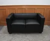 3-2-1 Couchgarnitur Lille  Leder, schwarz Produktbild-Vorschau 8