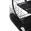 Close-up of a black dish rack. Produktbild-Vorschau