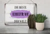 Blechschild Spruch 30x20cm die beste Ehefrau der Welt Produktbild-Vorschau 4