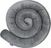 Grey Minky schlange Bettumrandung 300cm Produktbild-Vorschau 1