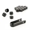 20x Radschrauben Kappen 17mm Schwarz Diebstahlhemmend für Produktbild-Vorschau 9
