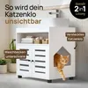EASECAT Katzenschrank als Waschbeckenunterschrank – Produktbild-Vorschau 2