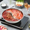Shabu-Shabu Hotpot - Topf 34 cm - Edelstahl - Trennwand für Produktbild-Vorschau 2