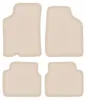 DURBAN Beige Velours-Fußmatten-Set für Kia Sephia II Produktbild-Vorschau 1