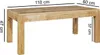 Couchtisch Massivholztisch MOHAMA 110x60cm Holz Mango Produktbild-Vorschau 2